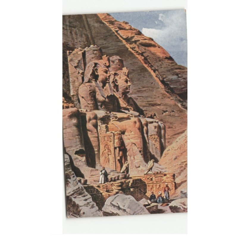 EGYPTE: les colosses de ramses à abou simbel - très bon état