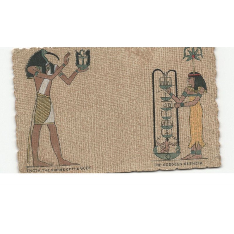 EGYPTE: thoth the scribe of the gods, the godess sesheta - état