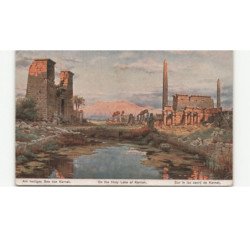 EGYPTE: sur le lac sacré de karnak - très bon état