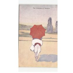 EGYPTE: the colossus of memnon, illustration - très bon état
