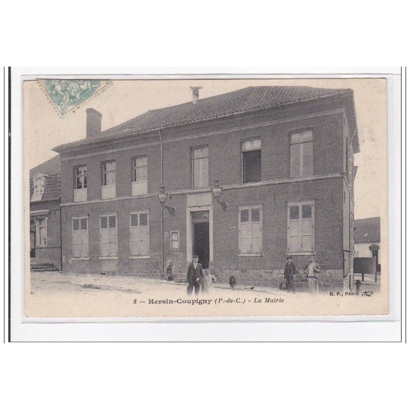 HERSIN-COUPPIGNY : la mairie - tres bon etat
