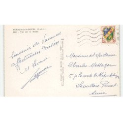 VERDUN-sur-le-DOUBS: vue sur le doubs vue aérienne 10X15 - très bon état