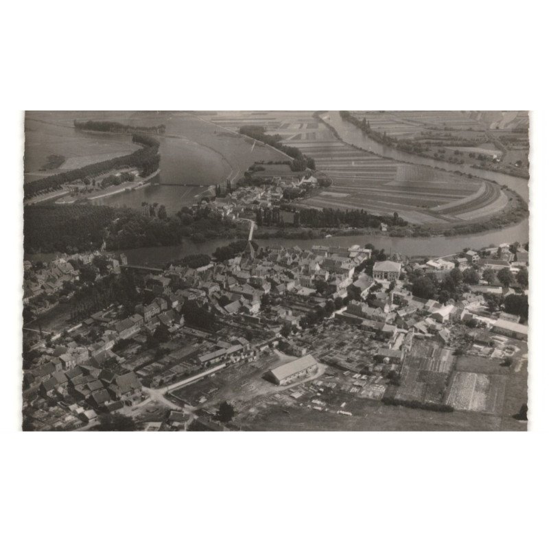 VERDUN-sur-le-DOUBS: vue générale vue aérienne 10X15 - très bon état