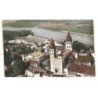 TOURNUS: vue sur l'abbatiale saint-philibert vue aérienne 10X15 - très bon état