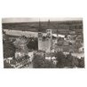 TOURNUS: sur l'abbaye, l'église saint-philibert le saône vue aérienne 10X15 - très bon état