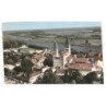 TOURNUS: l'église saint-philibert vue aérienne 10X15 - très bon état