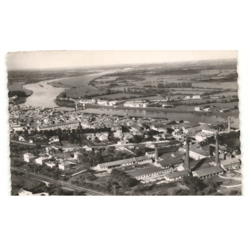 TOURNUS: vue aérienne 10X15 - très bon état
