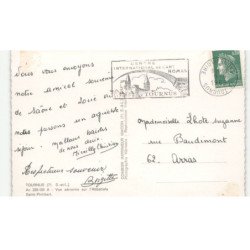 TOURNUS: l'abbatiale saint-philibert vue aérienne 10X15 - très bon état