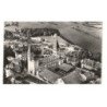 TOURNUS: l'église saint-philibert, la saône, vue aérienne 10X15 - très bon état