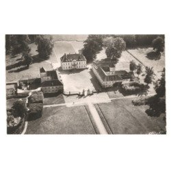 TERRANS par PIERRE: château de terrans par pierre construit en 1765 par E. Verniquet vue aérienne 10X15 - très bon état
