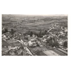 SALORNAY: l'église vue aérienne 10X15 - très bon état