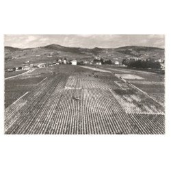 ROMANECHE-le-THORINS: les coteaux du moulin à vent vue aérienne 10X15 - très bon état