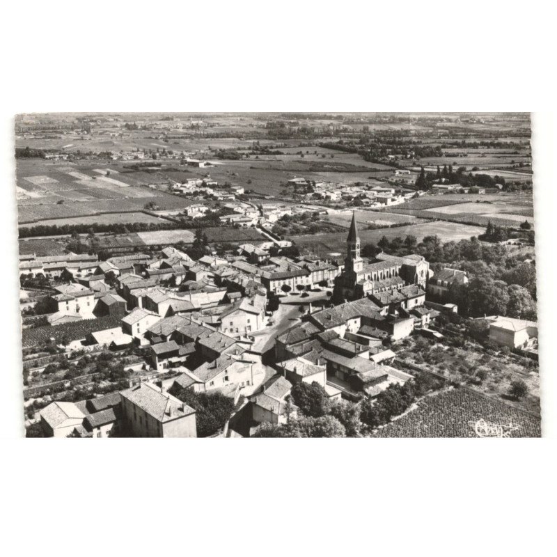 ROMANECHE-THORINS: vue générale vue aérienne 10X15 - très bon état