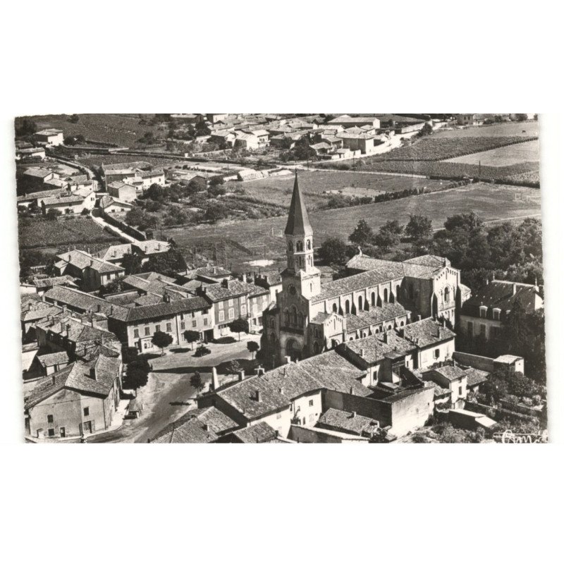 ROMANECHE-THORINS - vue aérienne 10X15 - très bon état