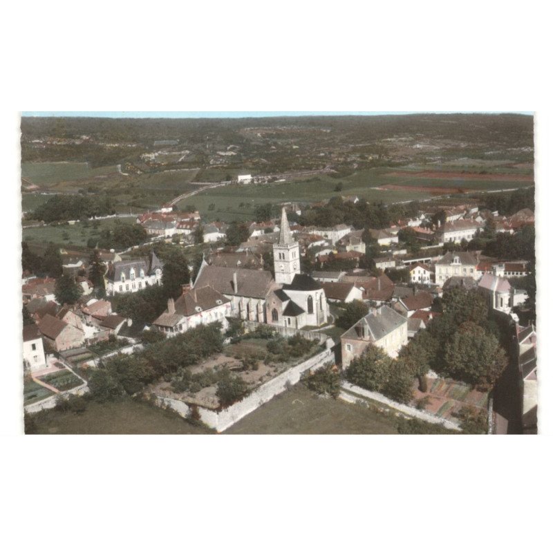 RULLY: l'église vue aérienne 10X15 - très bon état
