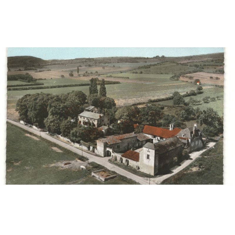 TREMONT à PLOTTES: domaine appartenant à la famille magnien depuis XVIe siècle - vue aérienne 10X15 - très bon état
