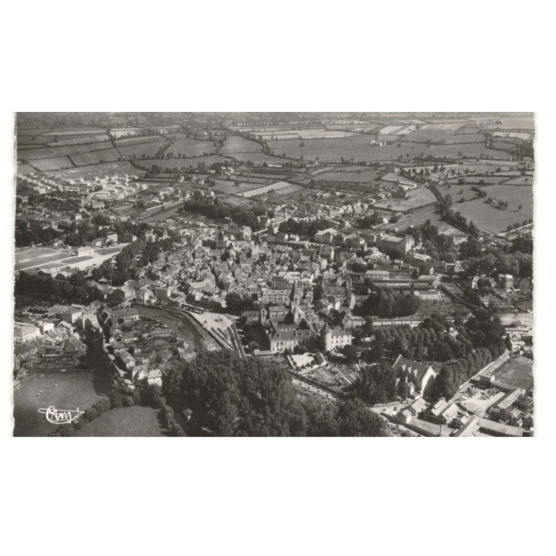 PARAY-le-MONIAL: vue panoramique vue aérienne 10X15 - très bon état