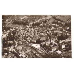 PARAY-le-MONIAL: vue panoramique sur la ville et la basilique vue aérienne 10X15 - très bon état
