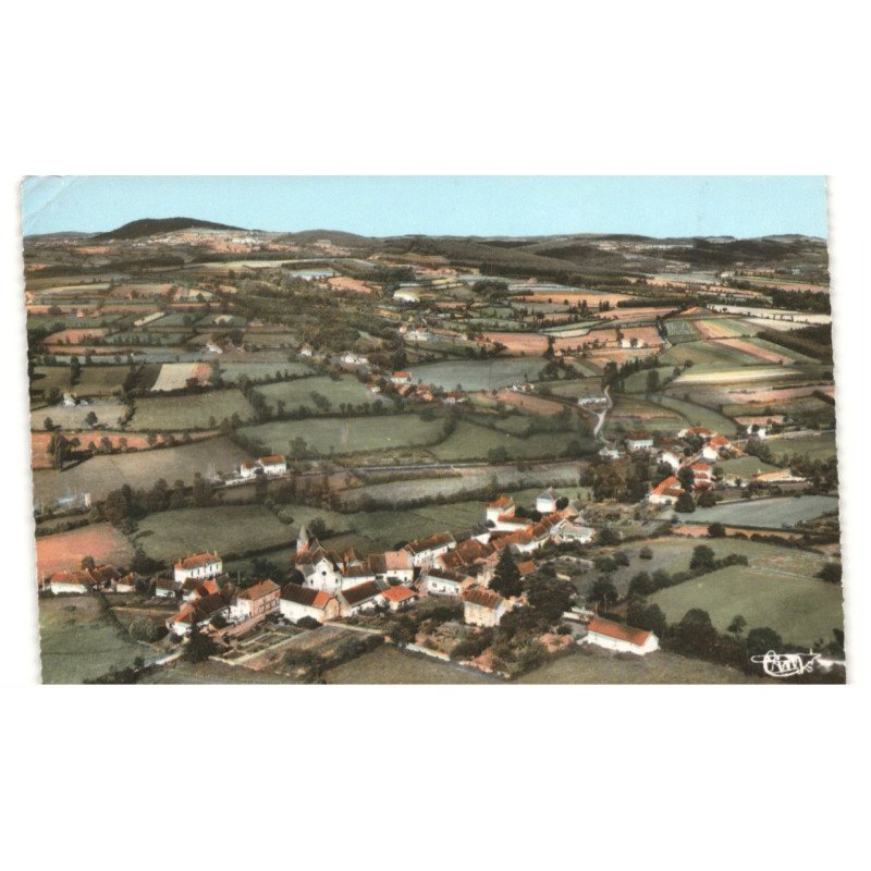 OZOLLES: vue générale vue aérienne 10X15 - très bon état