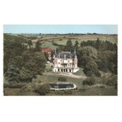 MONTCHANIN: château de montsarin vue aérienne 10X15 - très bon état