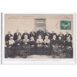 LES HEMMES DE MARCK : groupe photographié le jour de la célébration des noces d'or et de diamants - tres bon etat