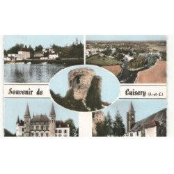 CUISERY: souvenir de... vue aérienne 10X15 - très bon état