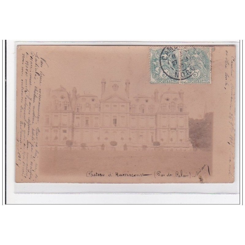 HAVRINCOURT : chateau de havrincourt (carte photo) - tres bon etat