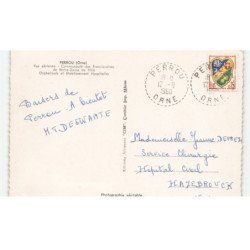 PERROU: communauté des franciscaines de notre-dame de pitié orphelinats vue aérienne 10x15 - très bon état