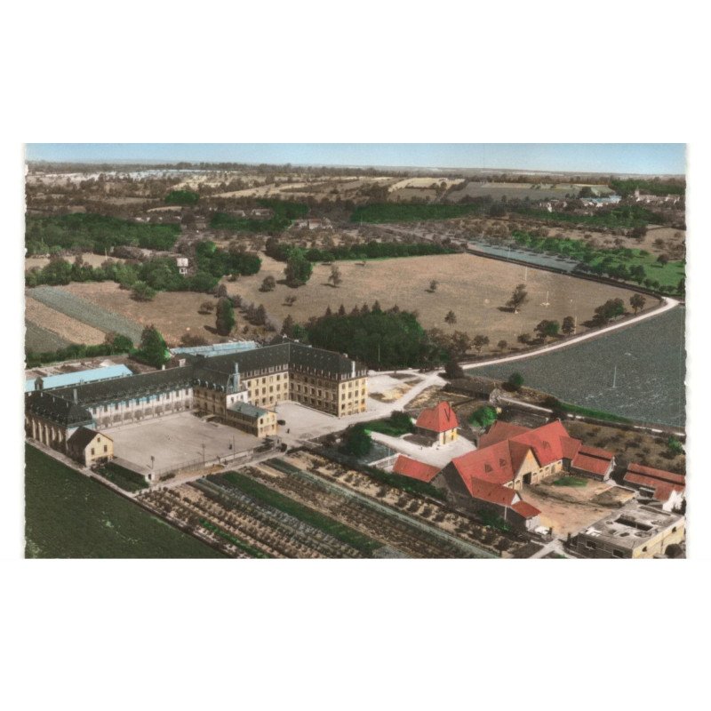 GIEL: orphelinat, oeuvre de saint-jean bosco établissement scolaire et les ateliers vue aérienne 10x15 - très bon état