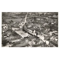 COURTOMER: vue générale vue aérienne 10x15 - très bon état
