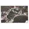 BAGNOLES-de-L'ORNE: le lac vue aérienne 10x15 - très bon état
