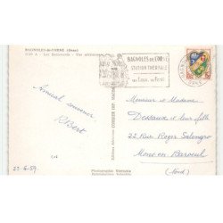 BAGNOLES-de-L'ORNE: les boulevards vue aérienne 10x15 - très bon état