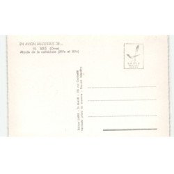 SEES: abside de la cathédrale XIVe et XVe siècle vue aérienne 10x15 - très bon état