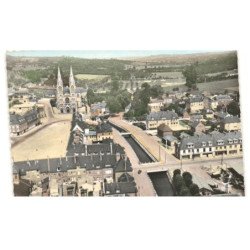 VIMOUTIERS: vue générale vue aérienne 10x15 - très bon état