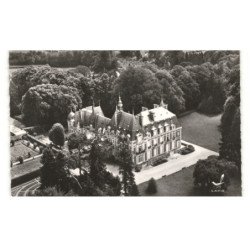 CONDE-su-SARTHE: château de vervaine vue aérienne 10x15 - très bon état