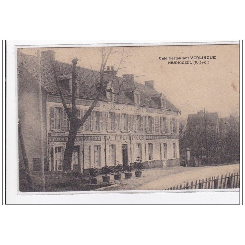 HESDIGNEUL : café restaurant verlingue - tres bon etat