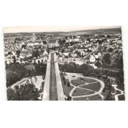 ARGENTAN: le boulevard mezeray vue aérienne 10x15 - très bon état