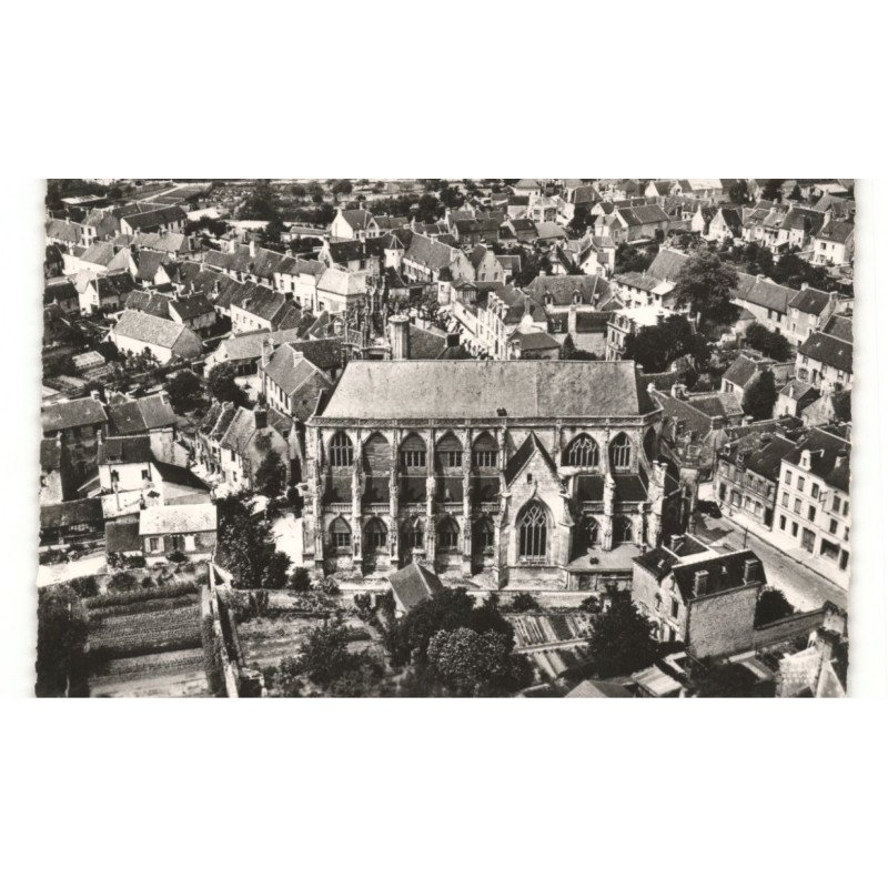 ARGENTAN: chapelle saint-nicolas vue aérienne 10x15 - très bon état