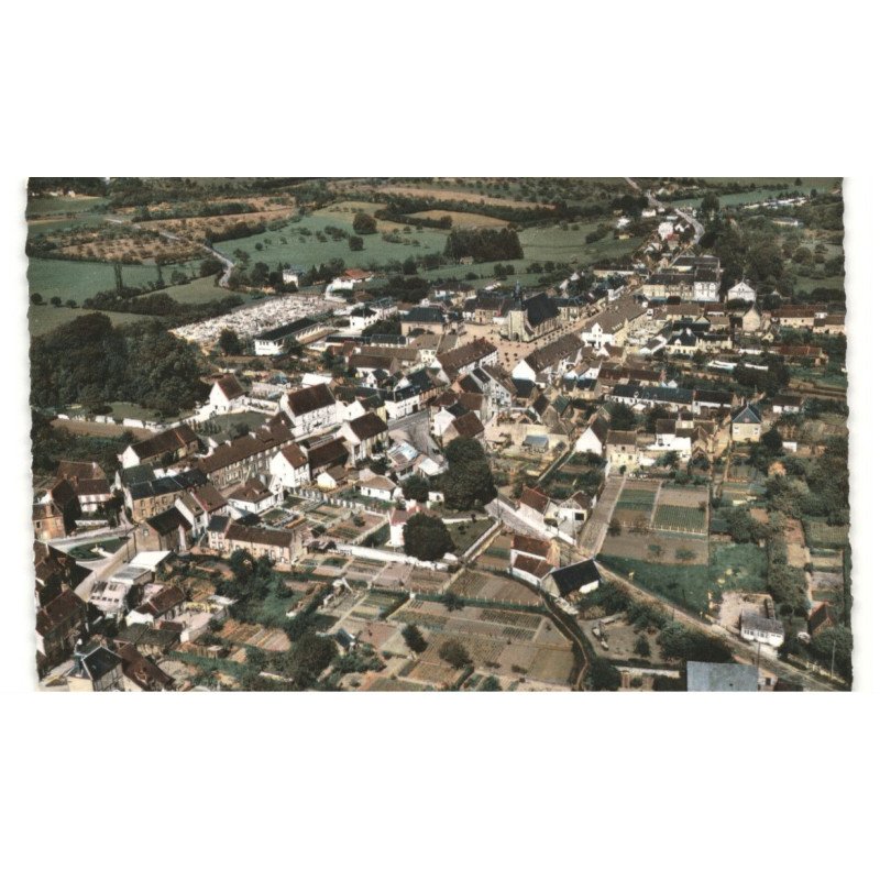 TOUROUVRE: vue générale vue aérienne 10x15 - très bon état