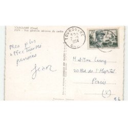 TOUROUVRE: vue générale du centre vue aérienne 10x15 - très bon état