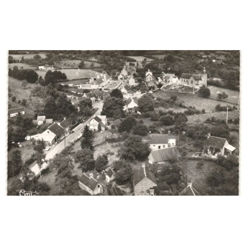 SAINTE-HONORINE-la-GUILLAUME: vue générale vue aérienne 10x15 - très bon état