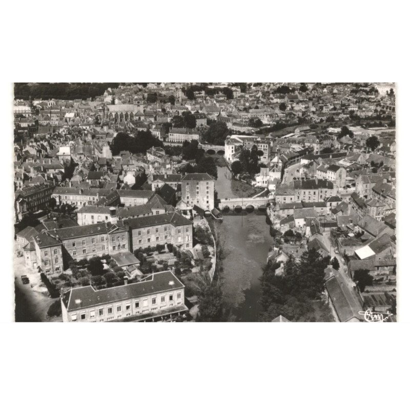 ALENCON: vue générale vue aérienne 10x15 - très bon état