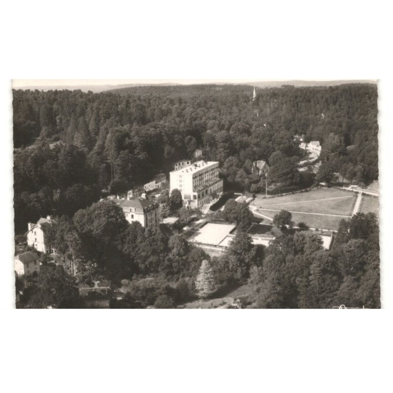 TESSE-la-MADELEINE: hôtels du parc et cordier vue aérienne 10x15 - très bon état