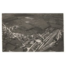 SAINTE-GAUBURGE: la gare et l'embranchement vue aérienne 10x15 - très bon état
