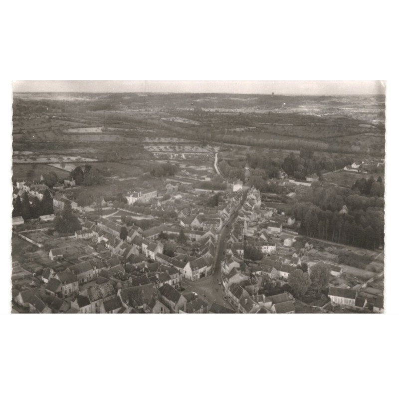REMALARD: générale vue aérienne 10x15 - très bon état
