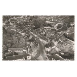 REMALARD: l'hôtel de la poste vue aérienne 10x15 - très bon état