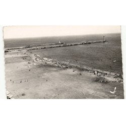PORT-la-NOUVELLE: le phare, la jetée, la plage, vue aérienne 10X15 - très bon état