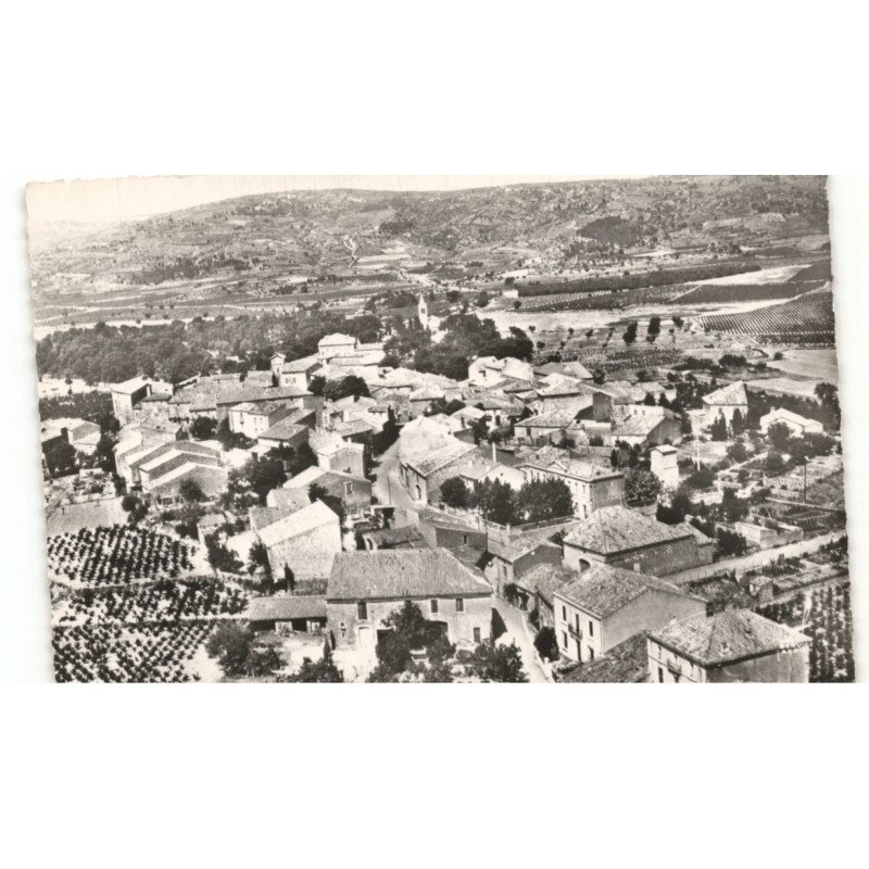 POUZOLS-MINERVOIS: vue générale vue aérienne 10X15 - très bon état