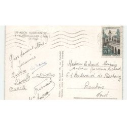 SAINT-PIERRE-sur-MER: la plage vue aérienne 10X15 - très bon état