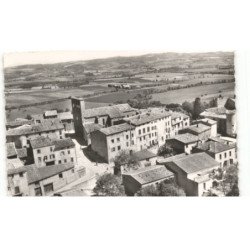 ROUTIER: l'église vue aérienne 10X15 - très bon état